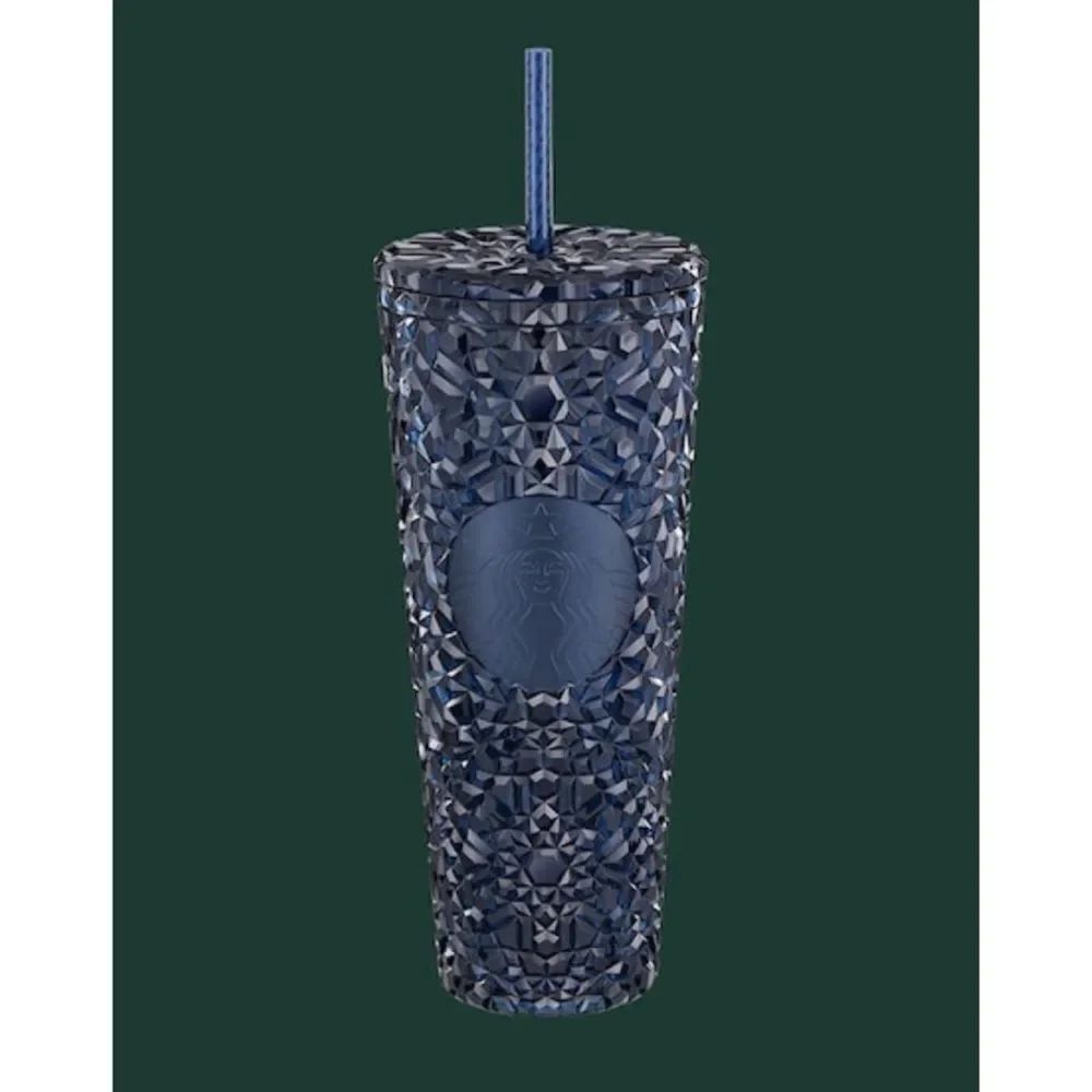 Starbucks Gem Royal Navy Midnight Blue 24 Ounce Venti Tumbler